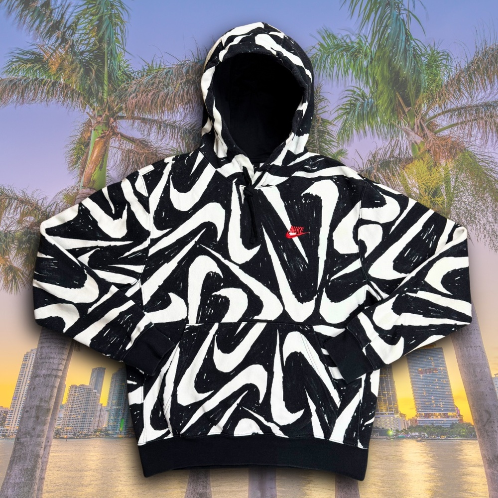 🔥 Nike 'Just Do It' Fleece Pullover Hoodie – Size Medium 🔥